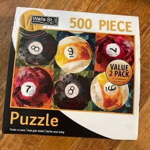 500 Piece Billiard Balls Puzzle